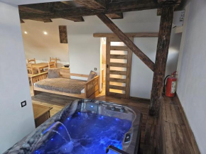 Vířivka a sauna na pokoji,nebo na vlastní terase - Farma u Příbrami